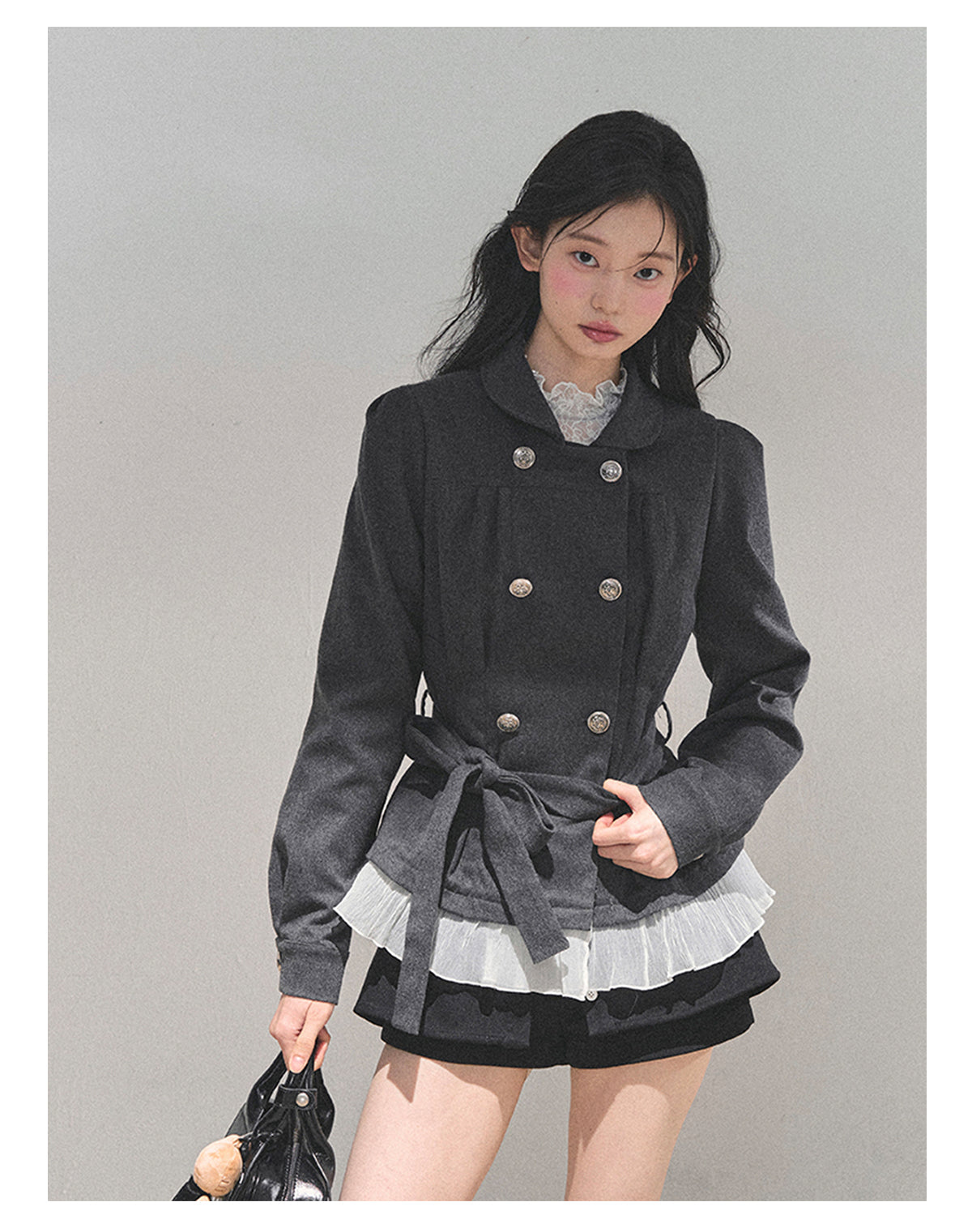 ShaoYeYan Aomalm Dusk's Whisper French Audrey Blazer