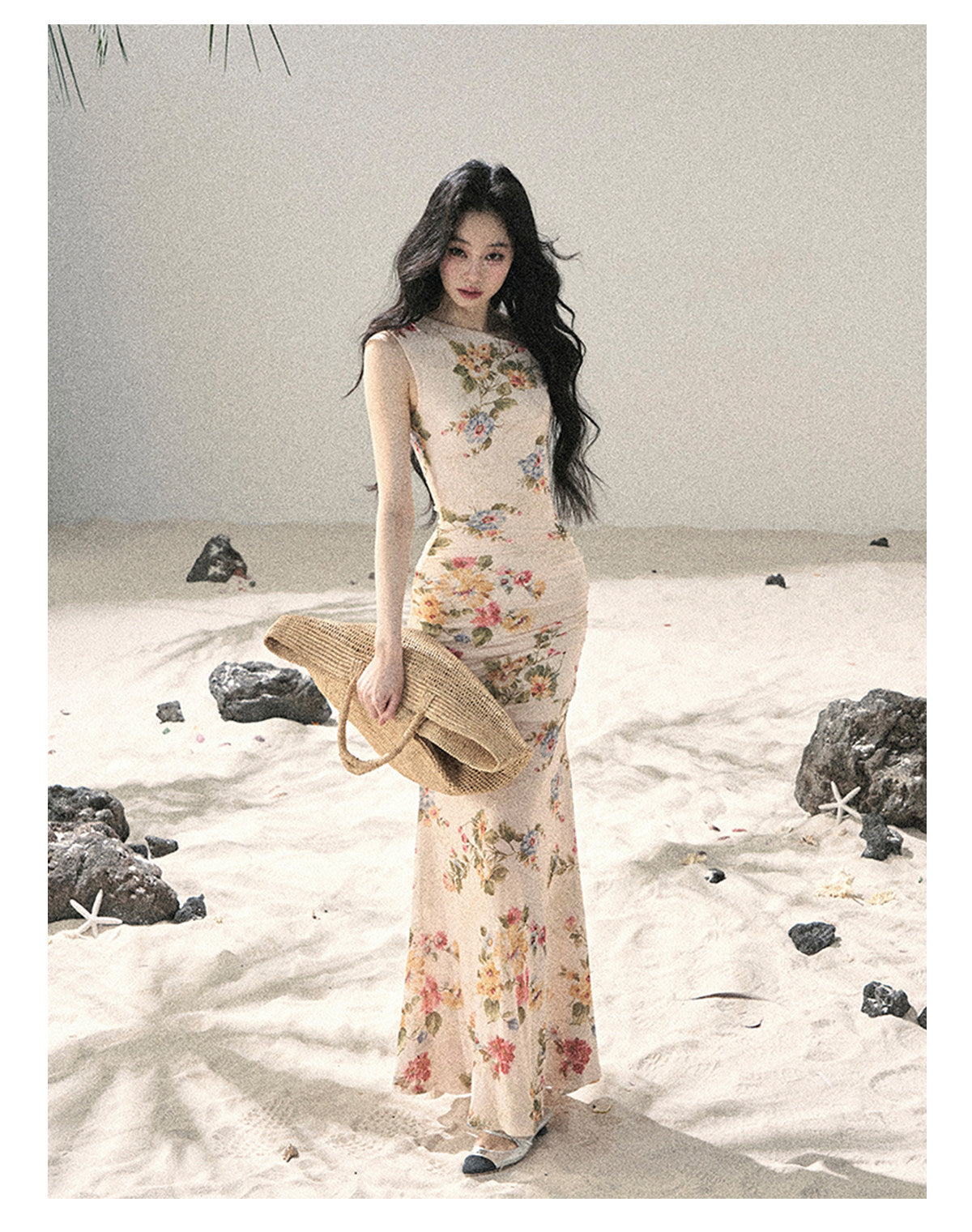 ShaoYeYan Aomalm I Await the Bloom French Elegant Dress