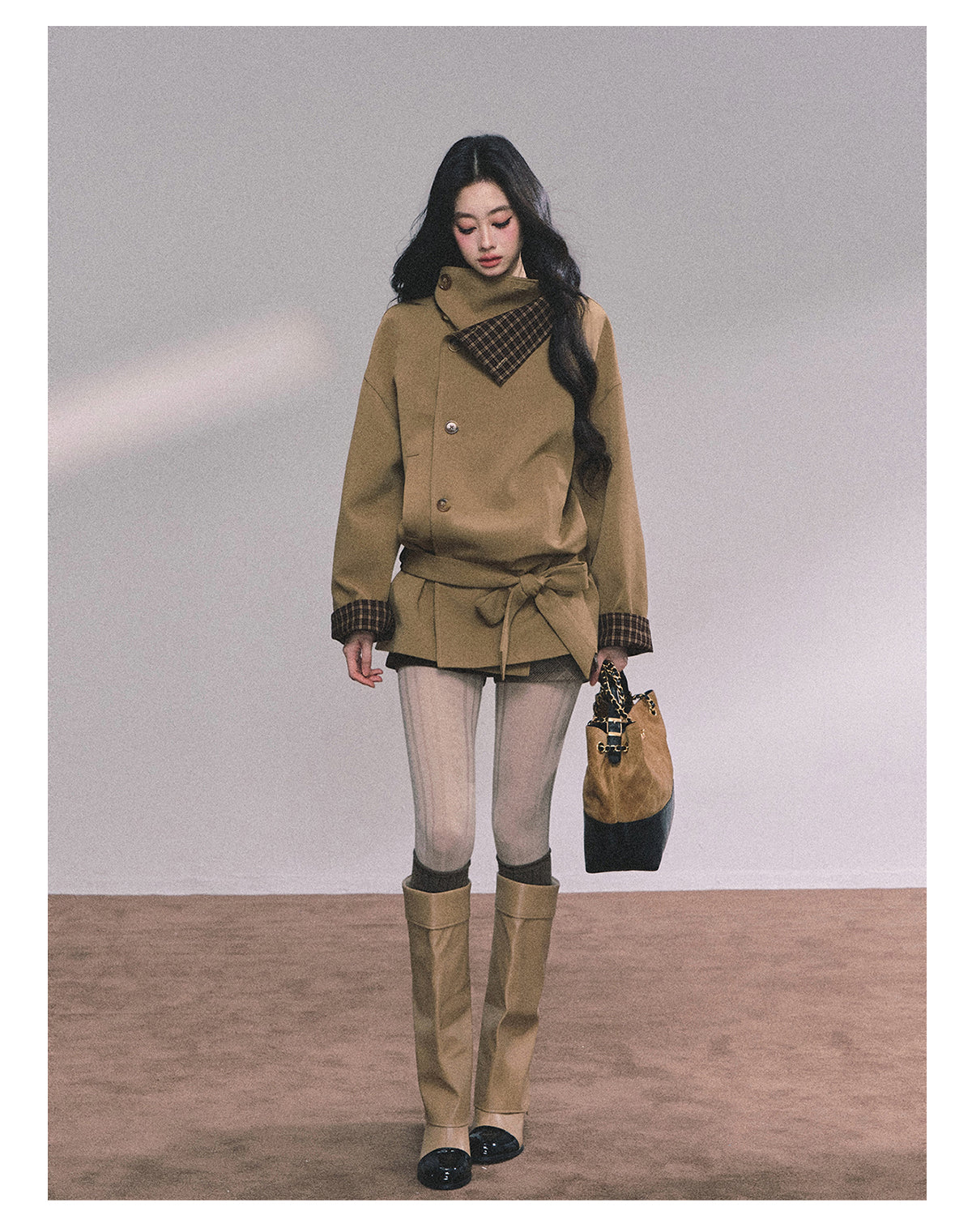 ShaoYeYan Vienna Trench Coat French British Style Luxury Blazer