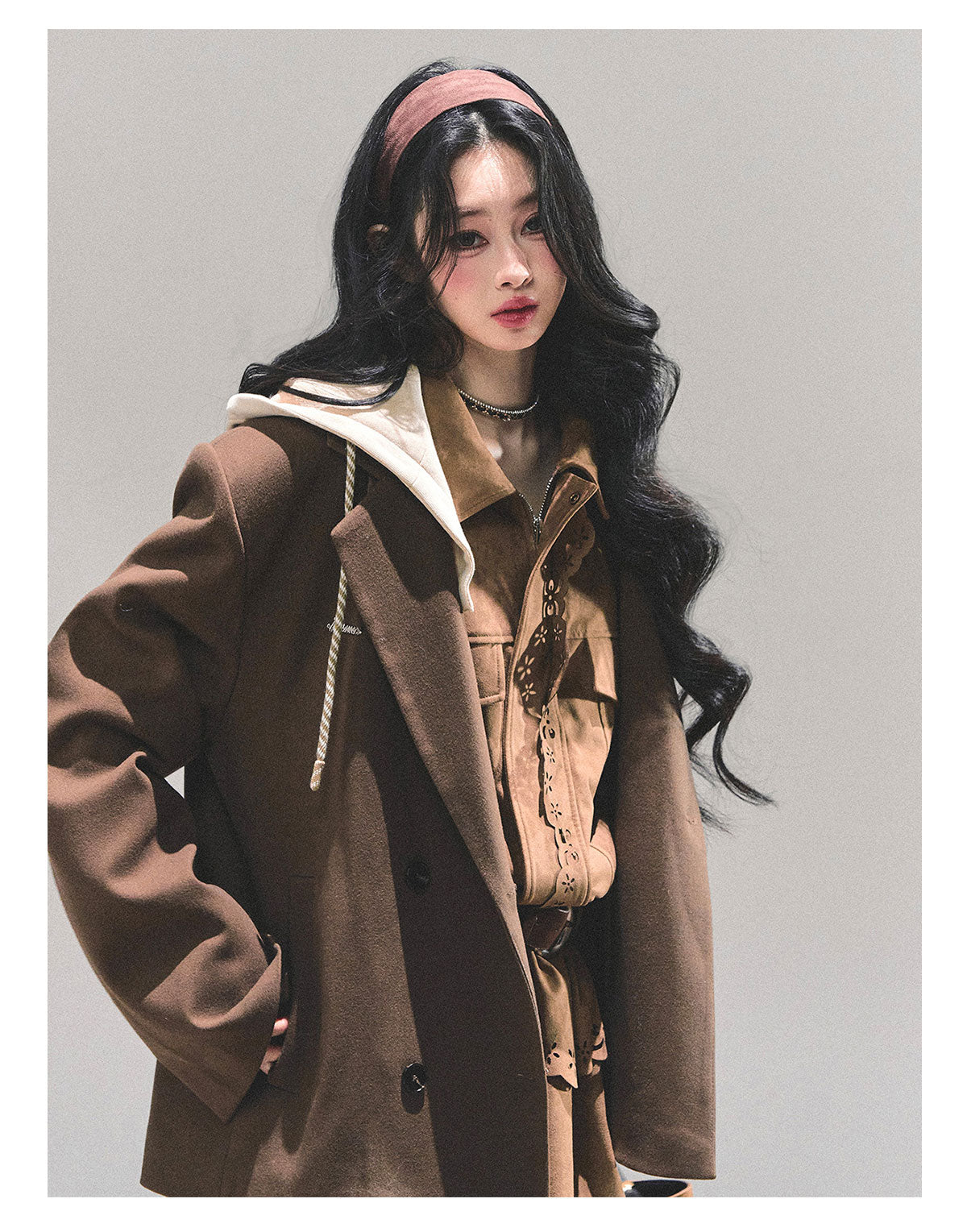 ShaoYeYan Minimalist Silhouette Fake Two-Layer Blazer