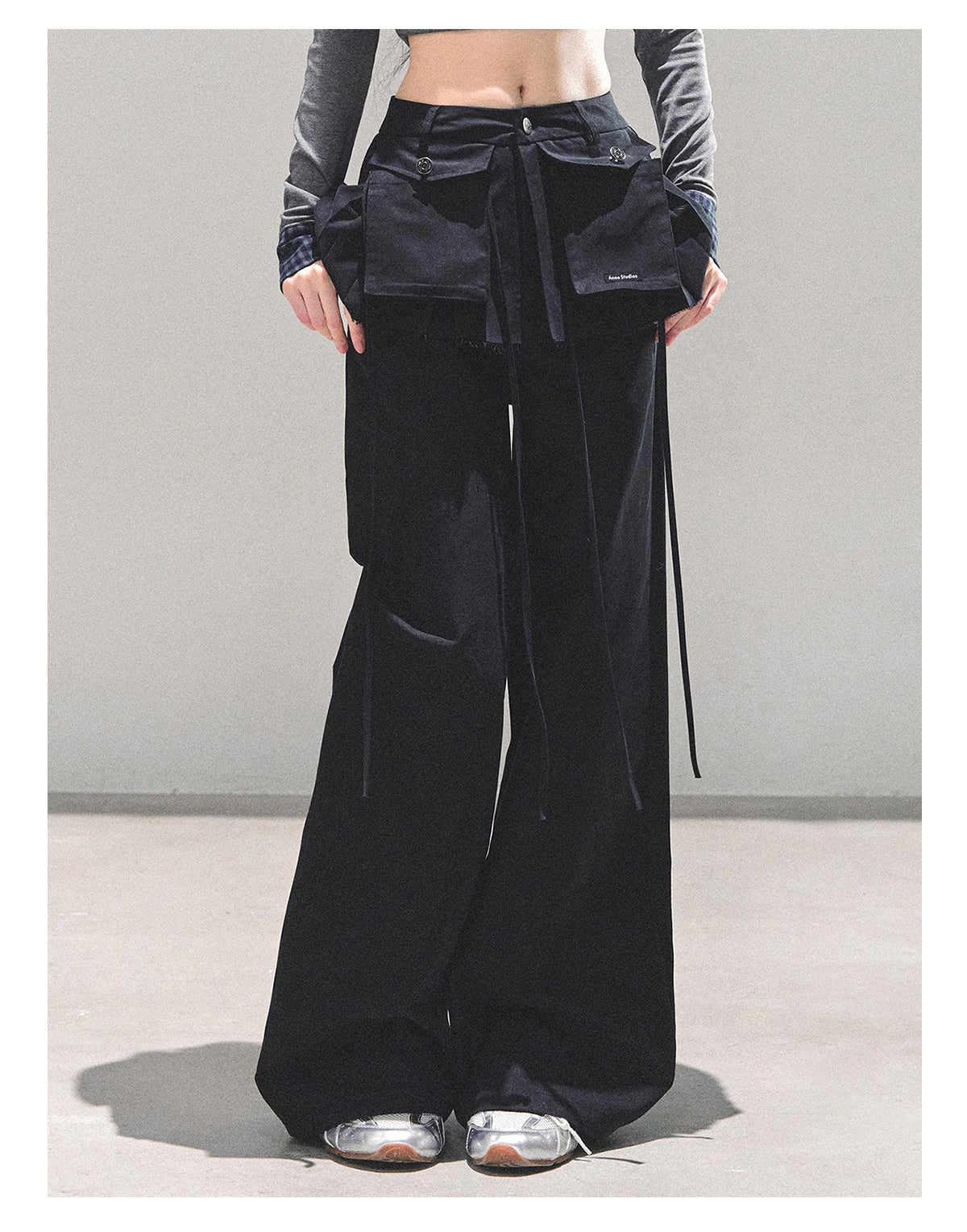 ShaoYeYan Functional Bella American Wide-Leg Pants