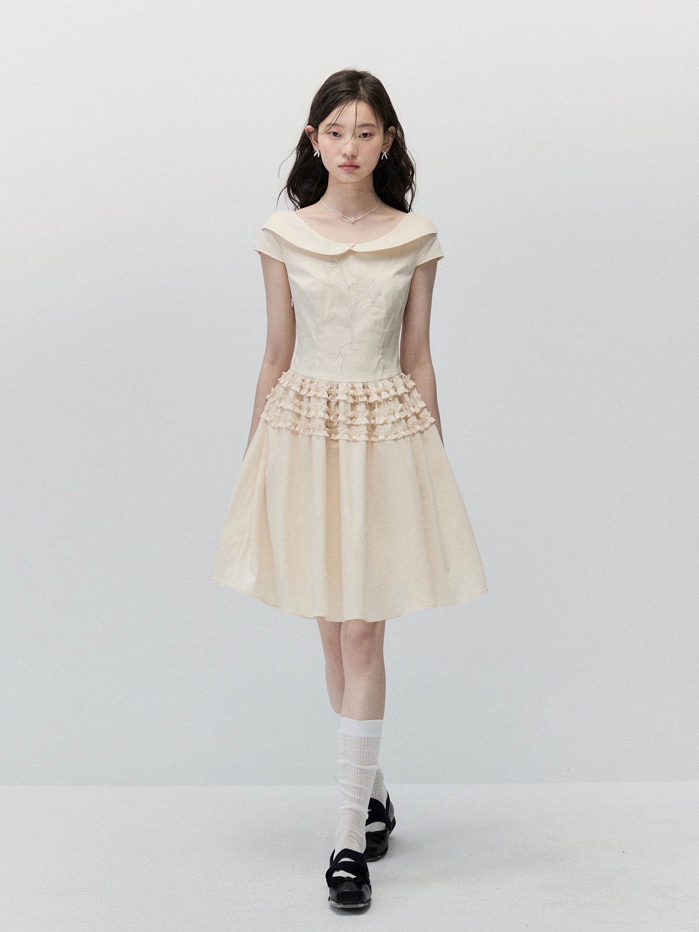 ANNATTO 'Vintage Blossom' Embroidered Dress