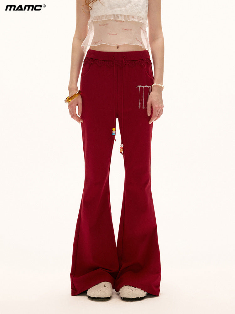 MAMC Low-Rise Flared Pants