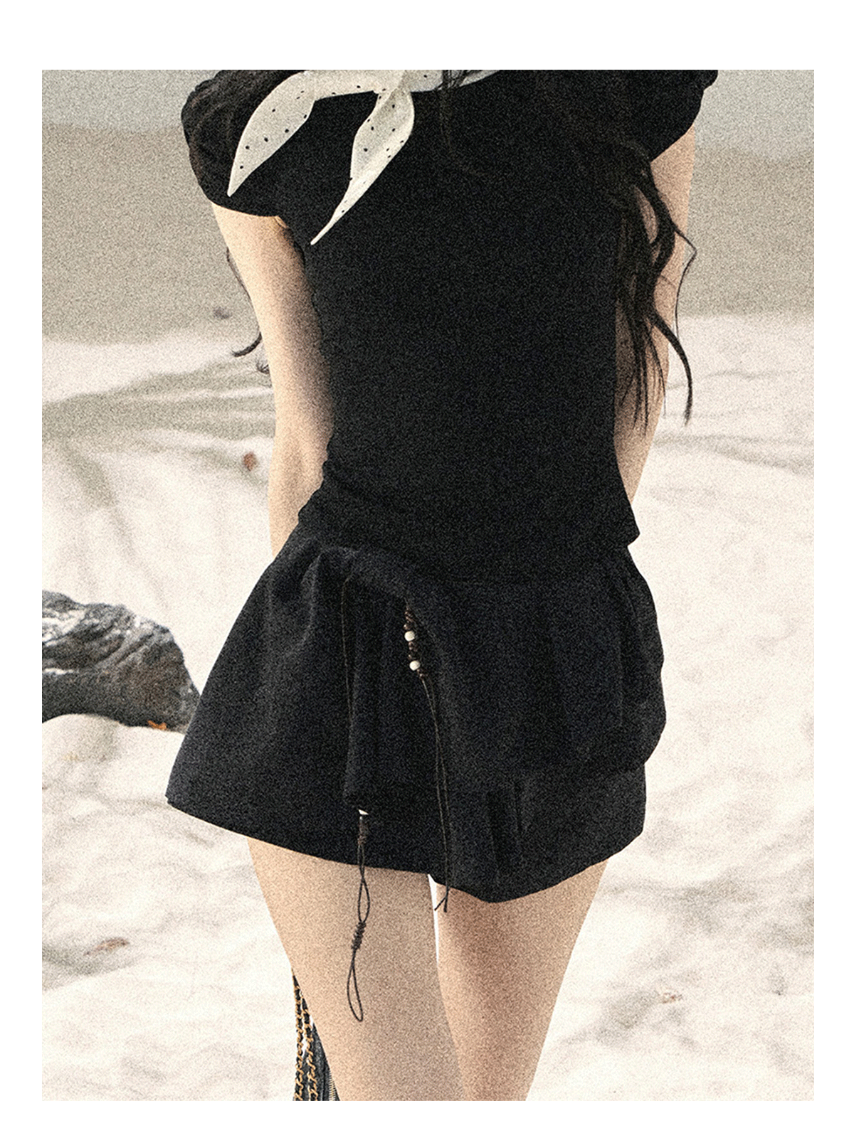 ShaoYeYan Aomalm Layered Ruffles French Skort