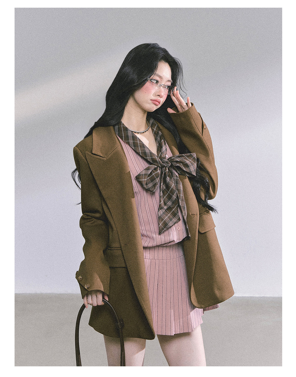 SHAOYEYAN Miu Style French Striped Slimming Shirt Dress