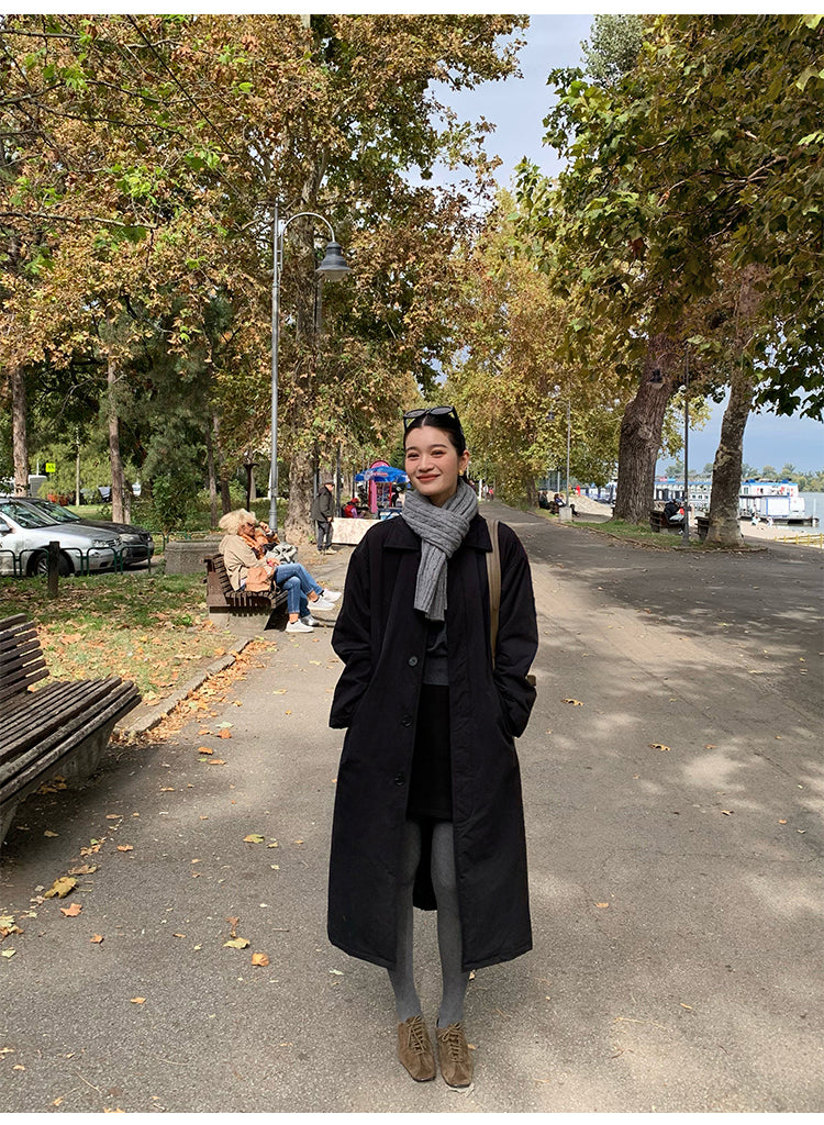 Pusumede Belted Cotton Trench Coat