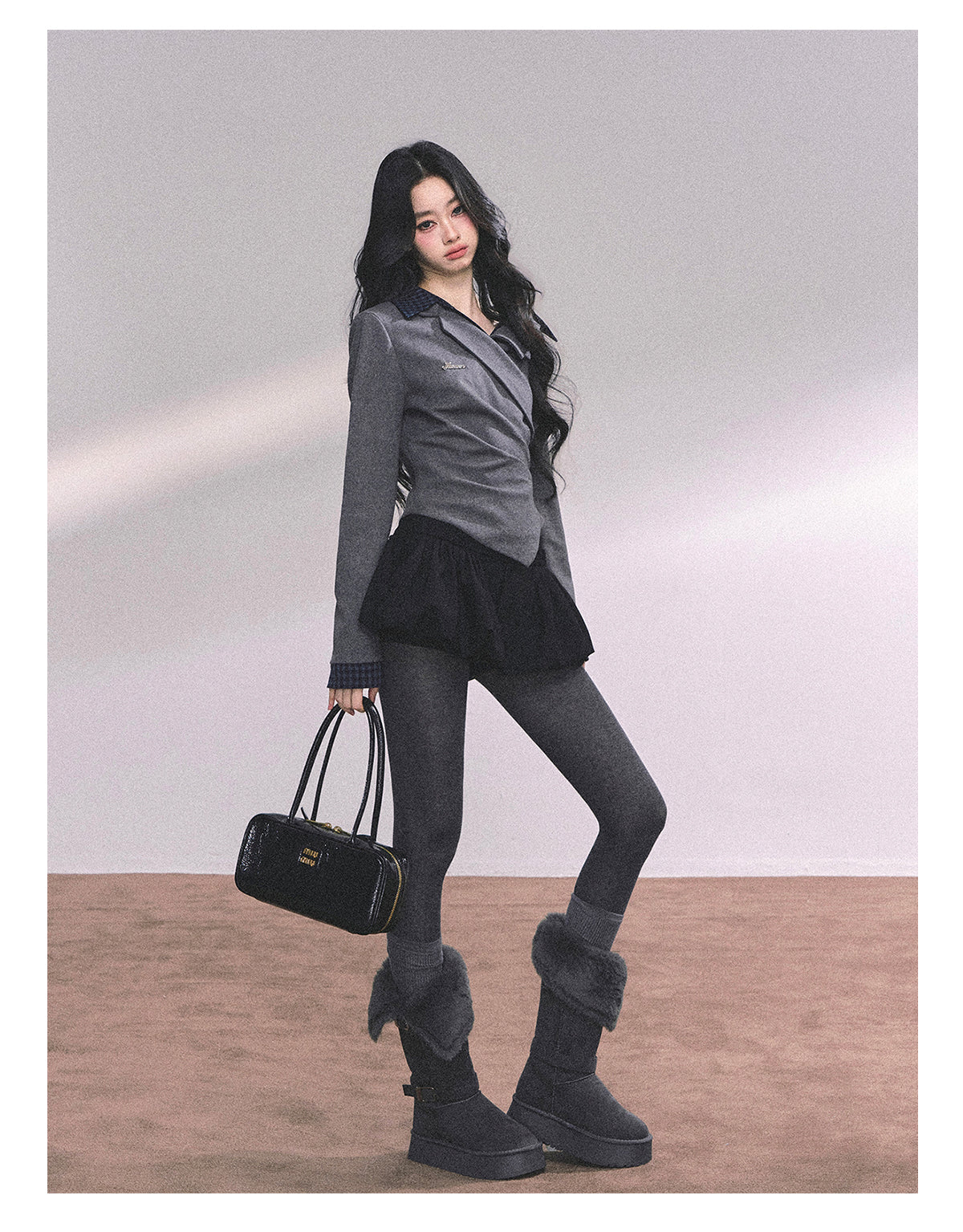 ShaoYeYan Aussie Junior Fake Two-Piece American Polo Shirt