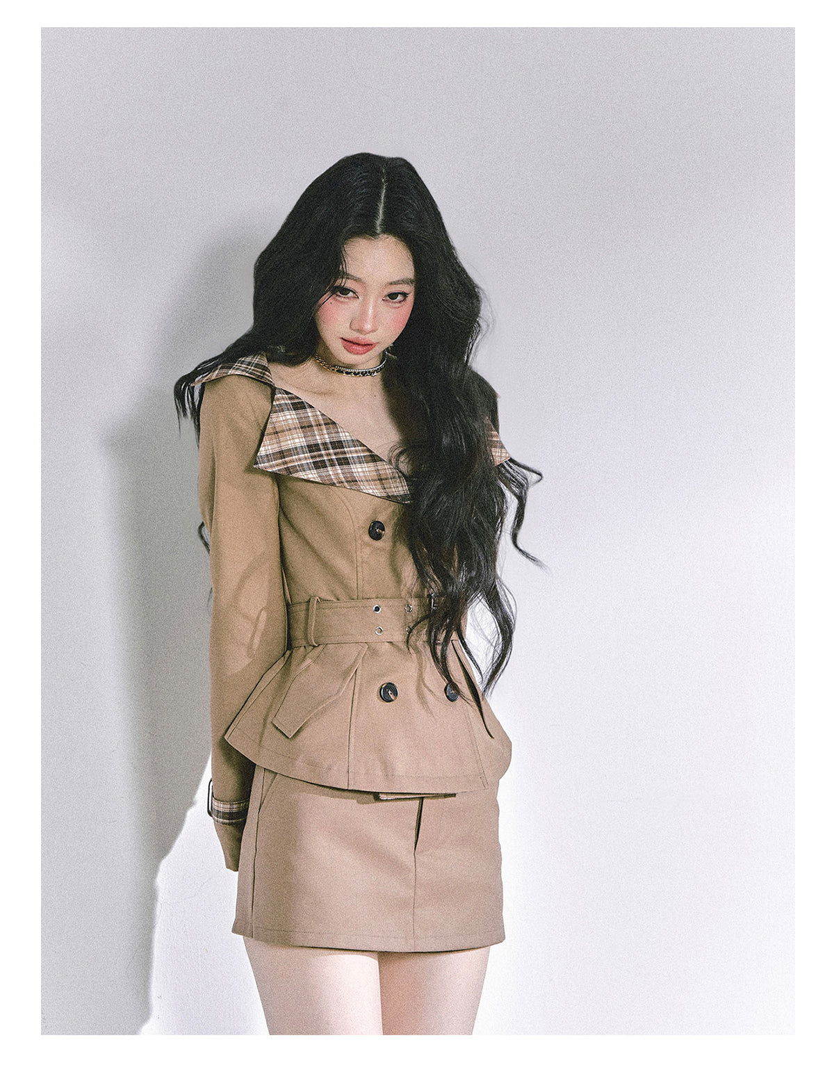 ShaoYeYan Audrey Hepburn Style Two-Piece Set
