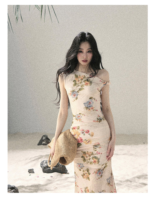 ShaoYeYan Aomalm I Await the Bloom French Elegant Dress