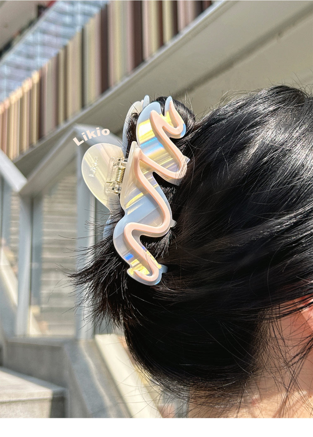 Likio Original Cream Cookie Hair Claw Clip