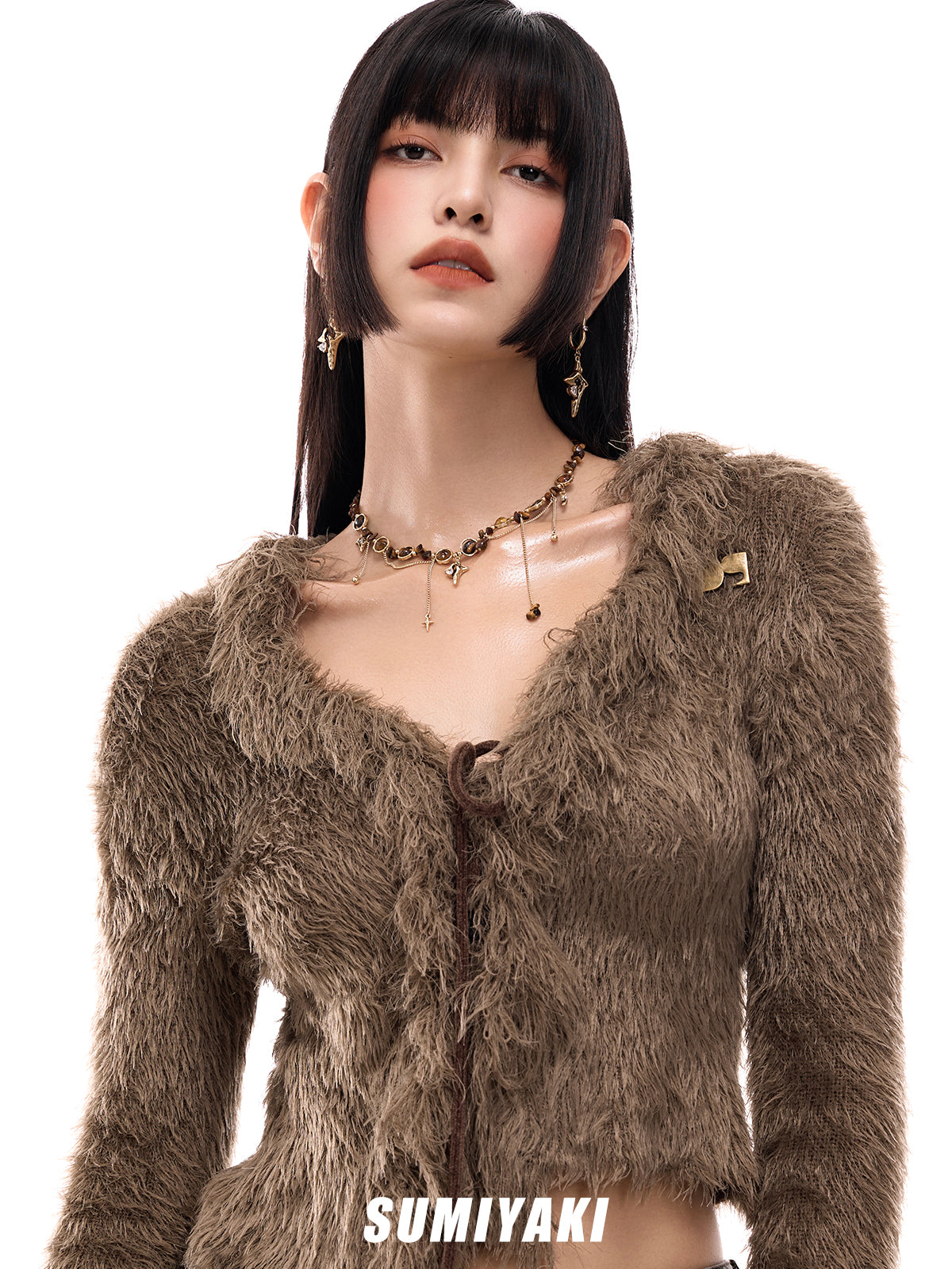 SUMIYAKI Desert Wind Necklace & Dangling Earrings