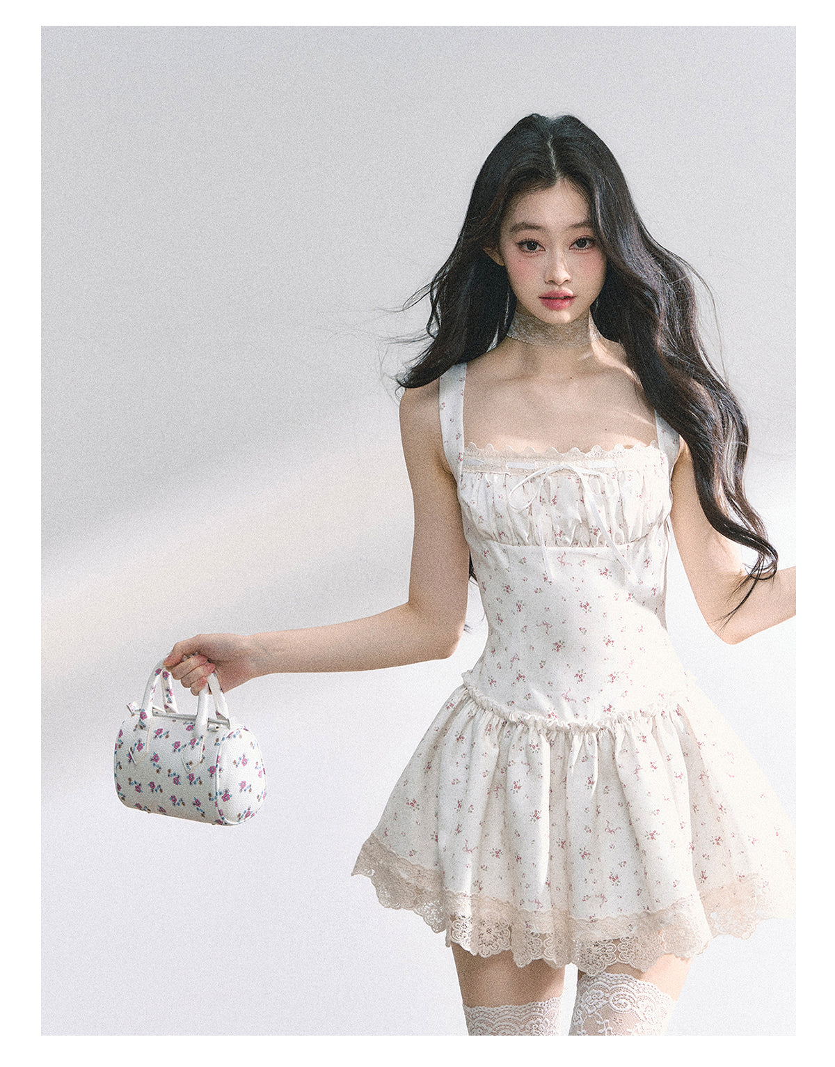 SHAOYEYAN French Lace Babydoll Dress