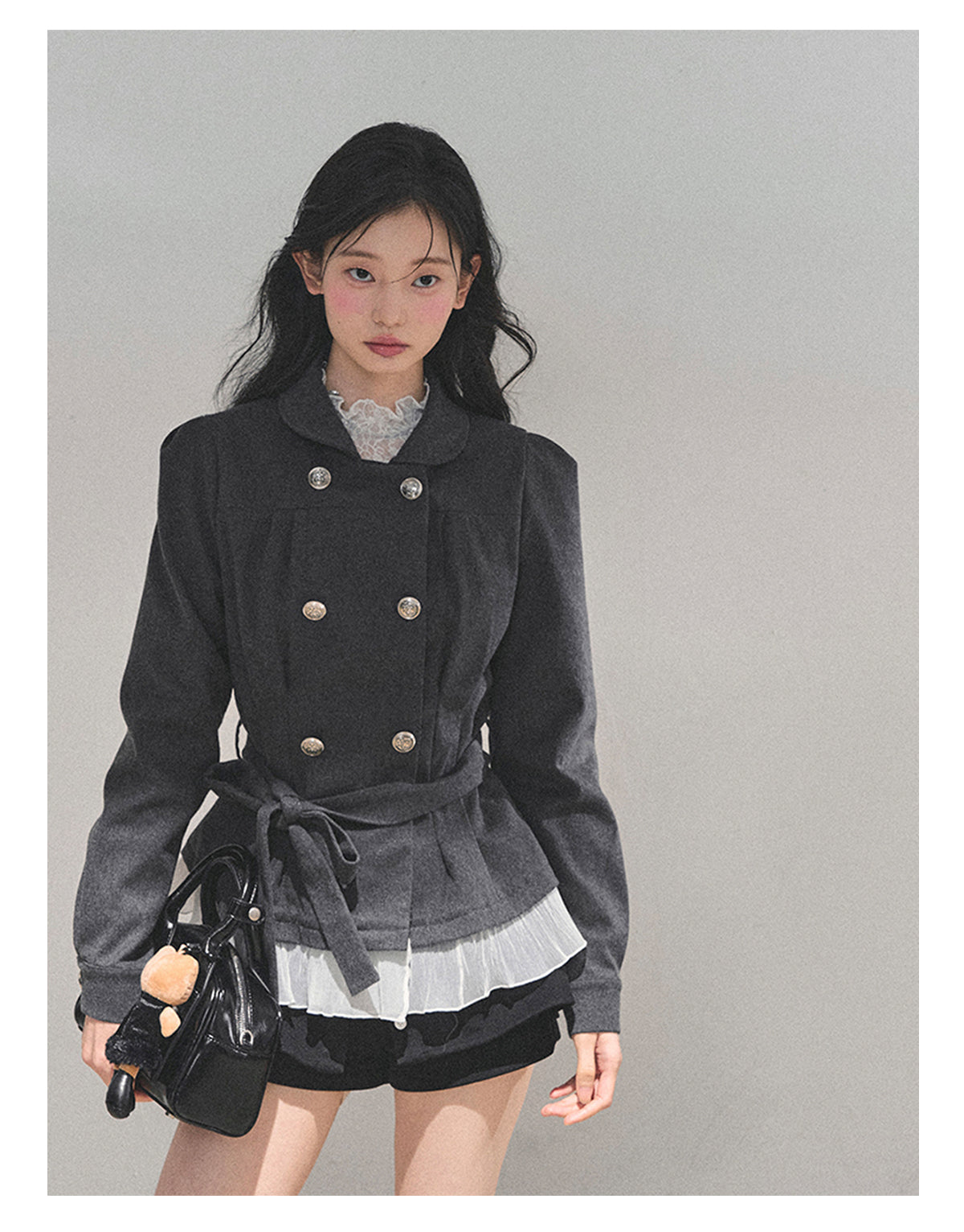 ShaoYeYan Aomalm Dusk's Whisper French Audrey Blazer