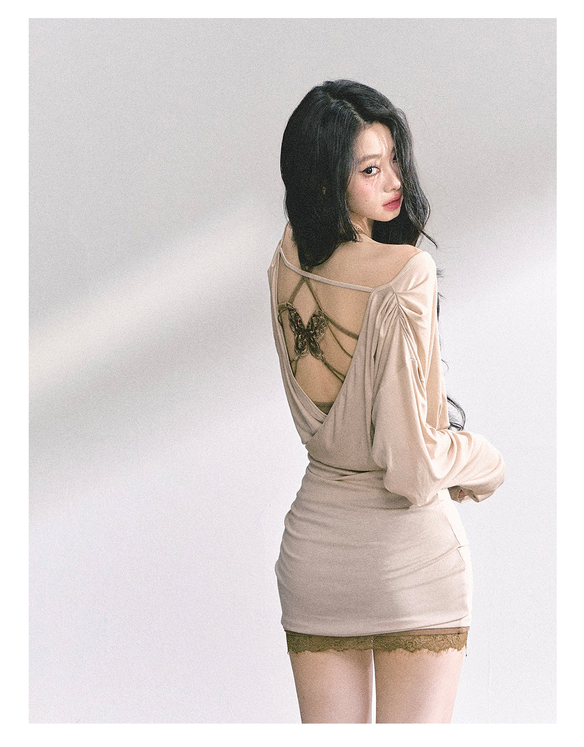 SHAOYEYAN French Lace Bodycon Dress Set