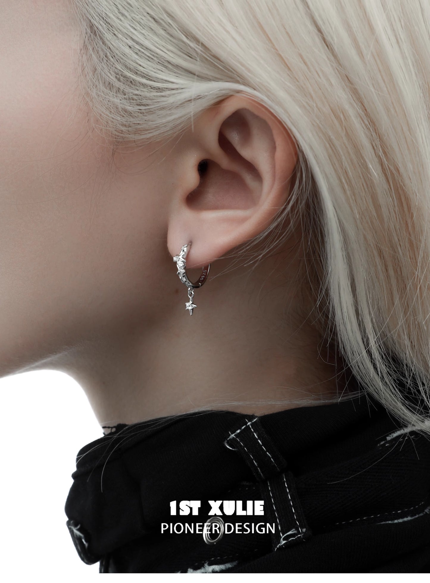 1ST XULIE Sterling Silver Ear Cuffs