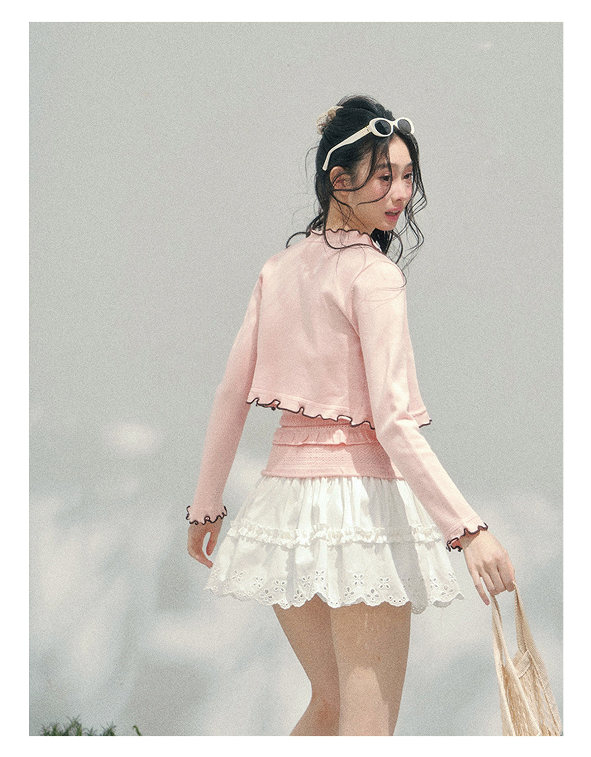 ShaoYeYan Aomalm Passing Through Her Dream French Sweet Knit Set