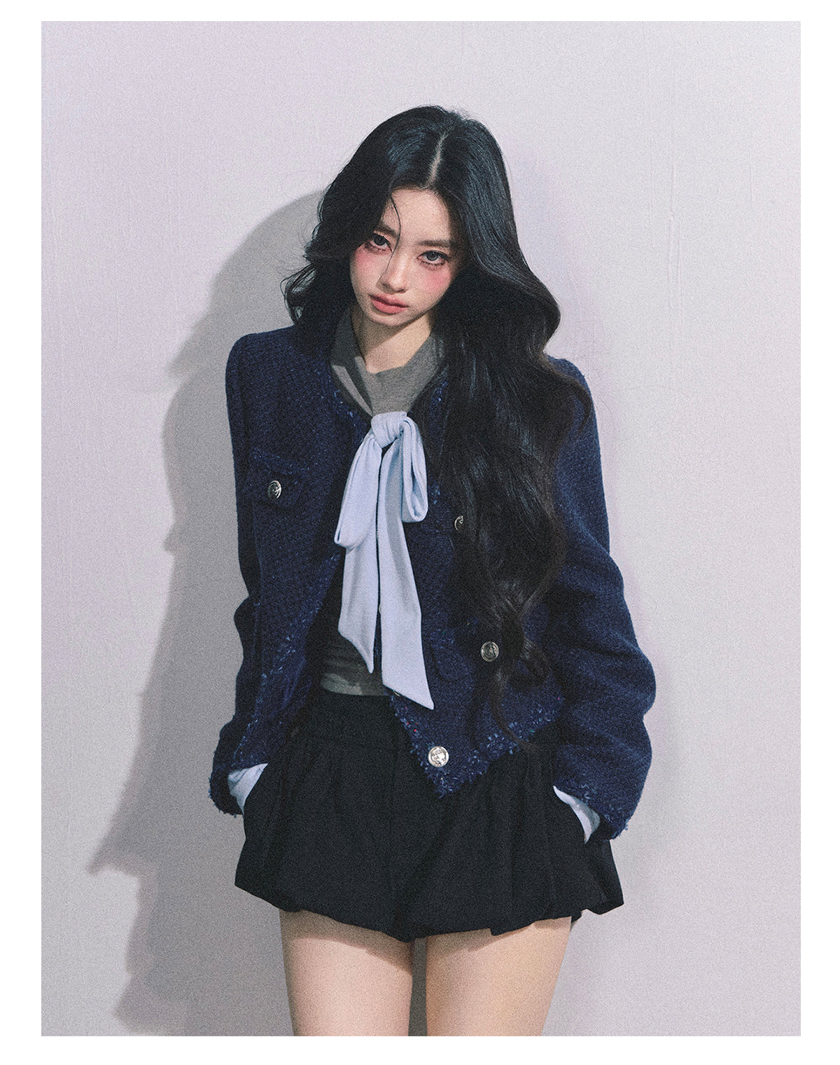 ShaoYeYan French Sweet Fragrance Island Loose Fit Tweed Jacket