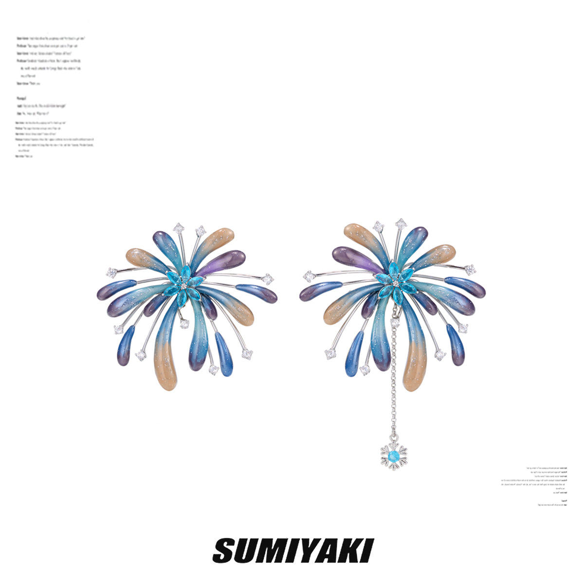 SUMIYAKI Fireworks Star Earrings