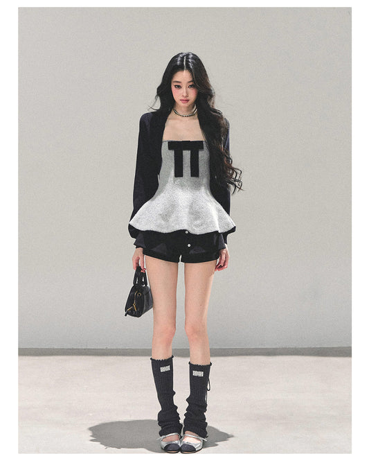 ShaoYeYan Lingering Warmth French Princess T-Shirt Set