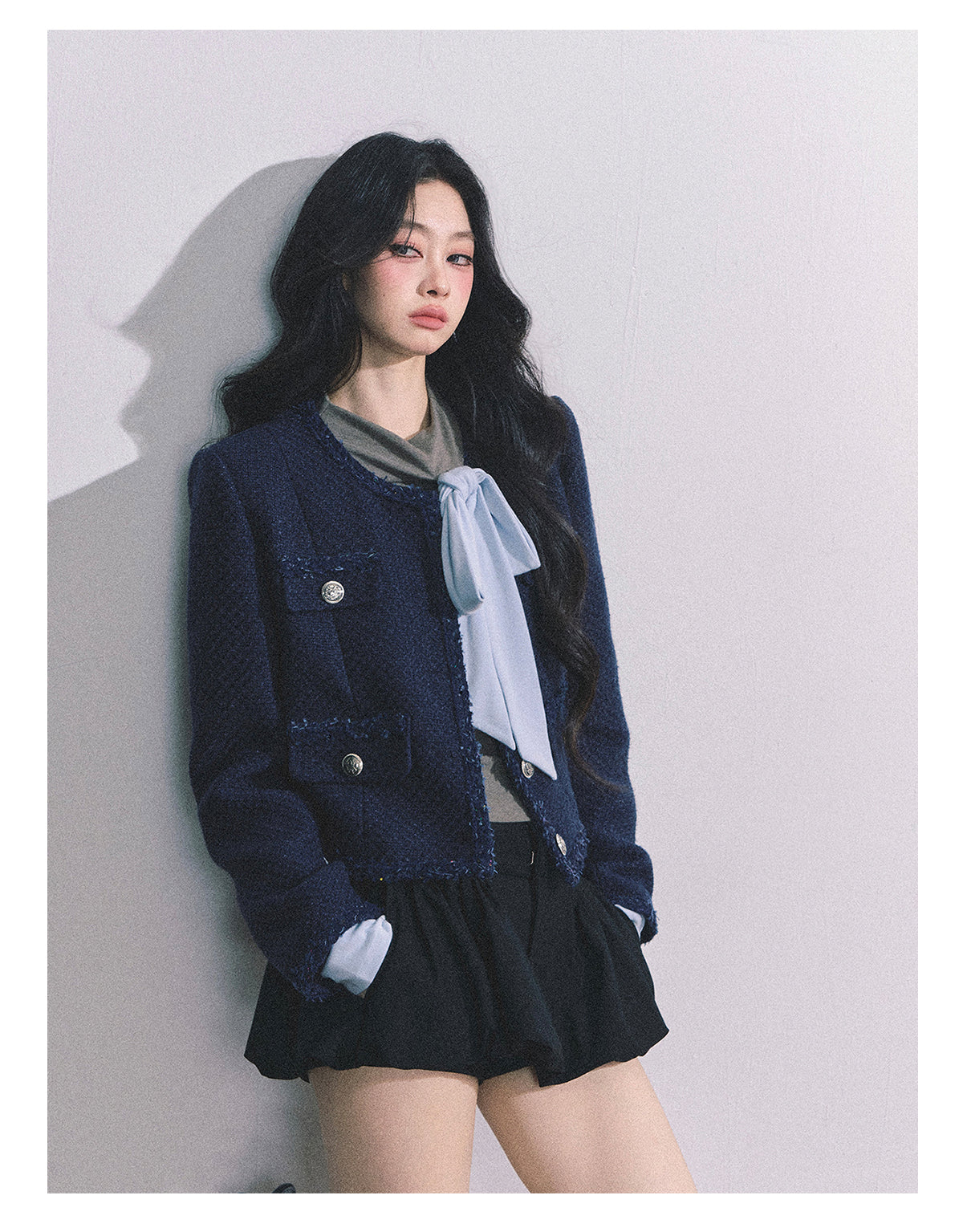 ShaoYeYan French Sweet Fragrance Island Loose Fit Tweed Jacket