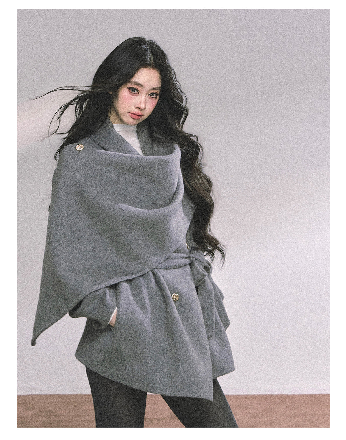 ShaoYeYan Winter Basel French Style Wool Coat