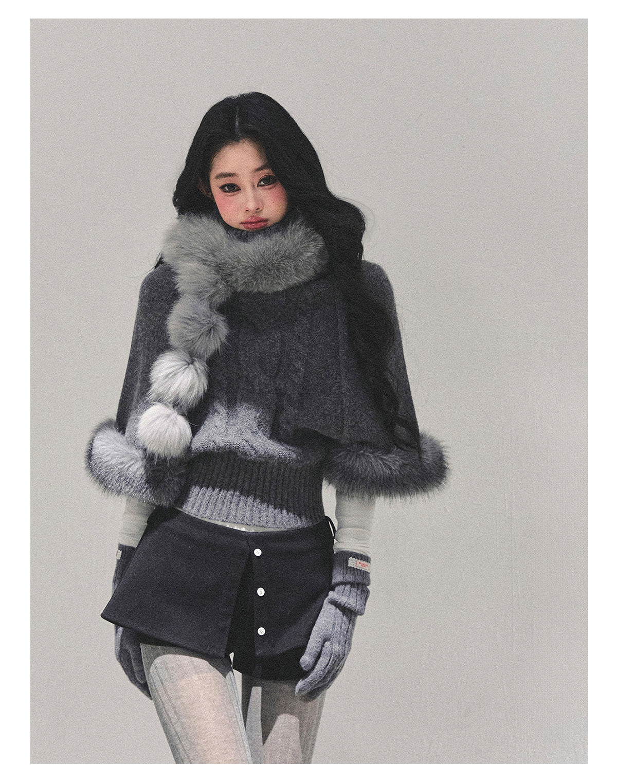 ShaoYeYan Only She Remains Awake Mohair Sweater