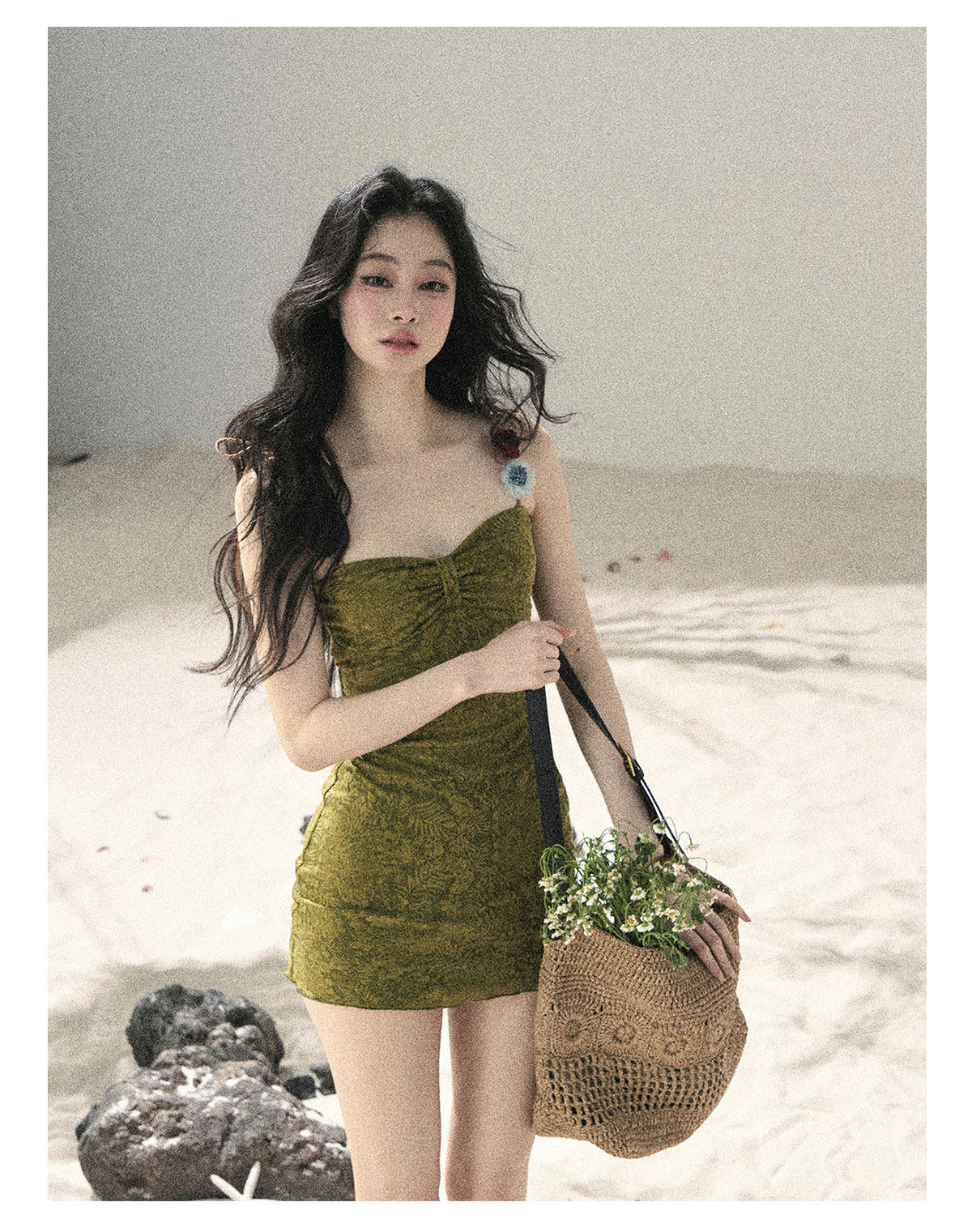 ShaoYeYan Aomalm Tangled Vines French Cami Dress