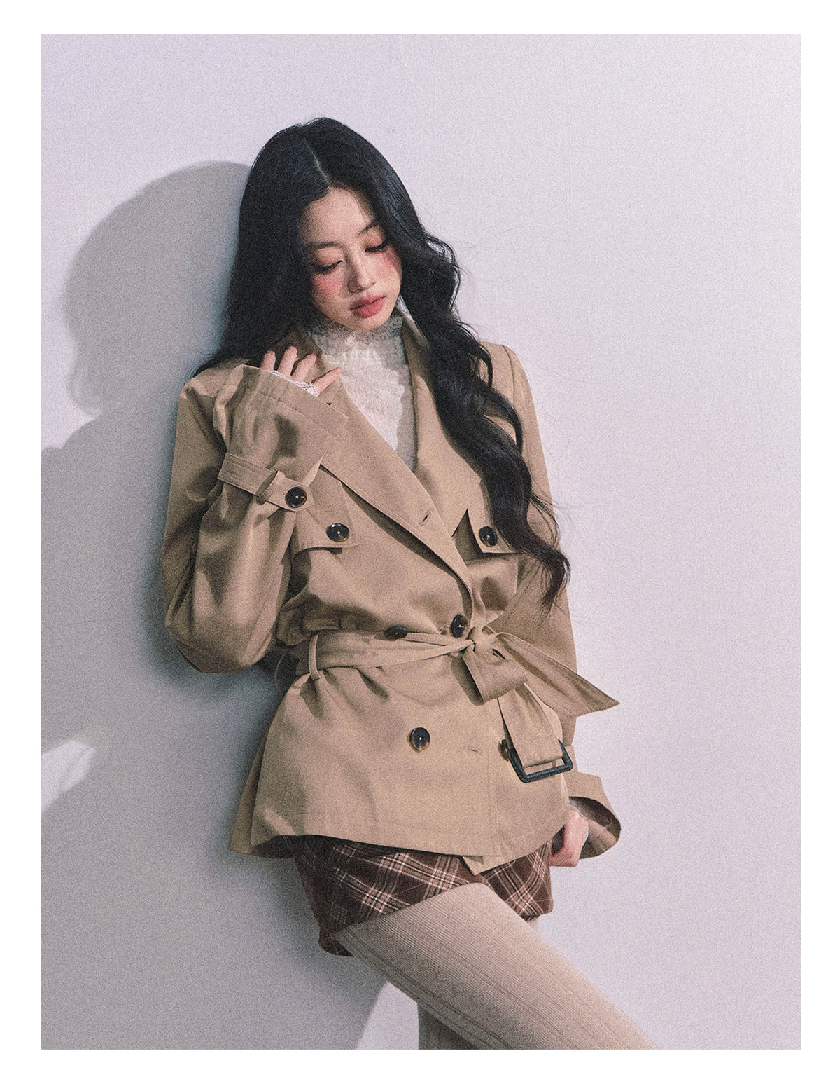 ShaoYeYan Herli Heiress Loose Fit Trench Coat