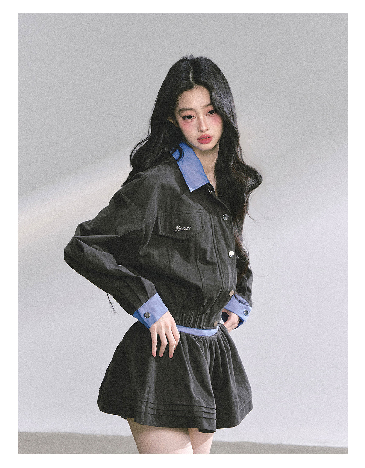 SHAOYEYAN Audrey-Inspired Two-Piece with Blazer and Mini Skirt