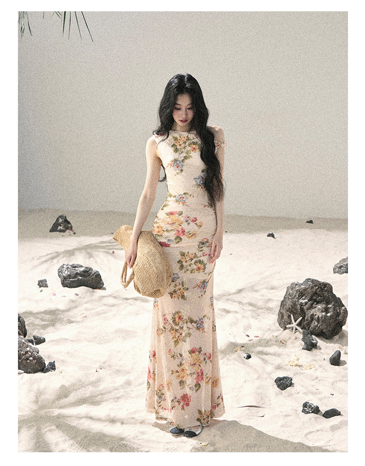 ShaoYeYan Aomalm I Await the Bloom French Elegant Dress