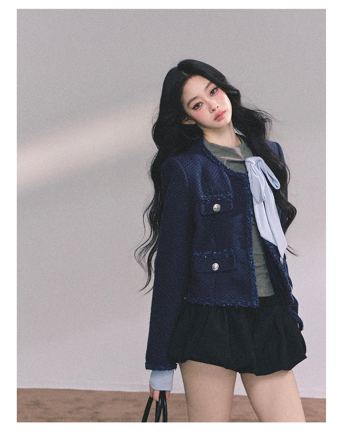 ShaoYeYan French Sweet Fragrance Island Loose Fit Tweed Jacket