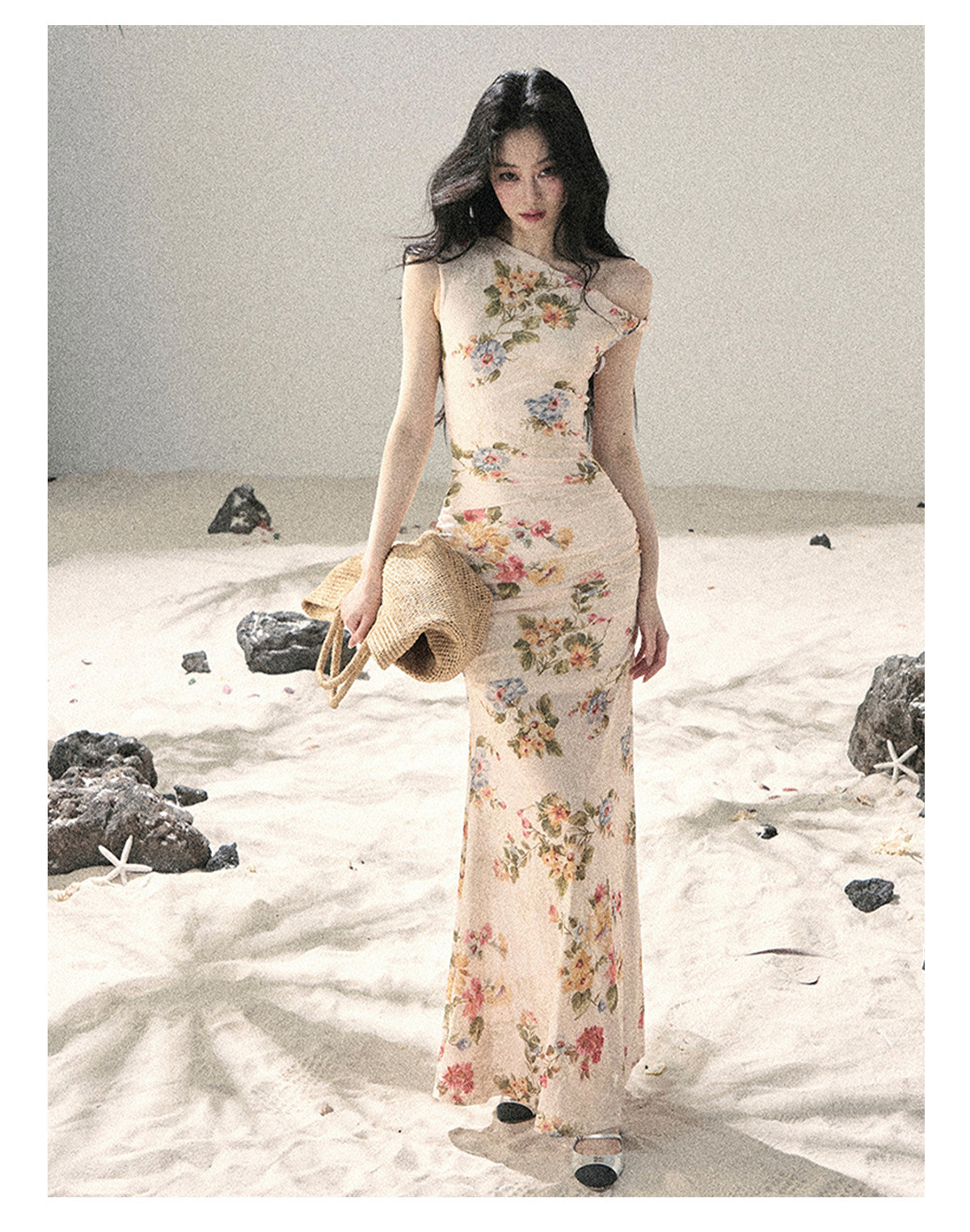 ShaoYeYan Aomalm I Await the Bloom French Elegant Dress
