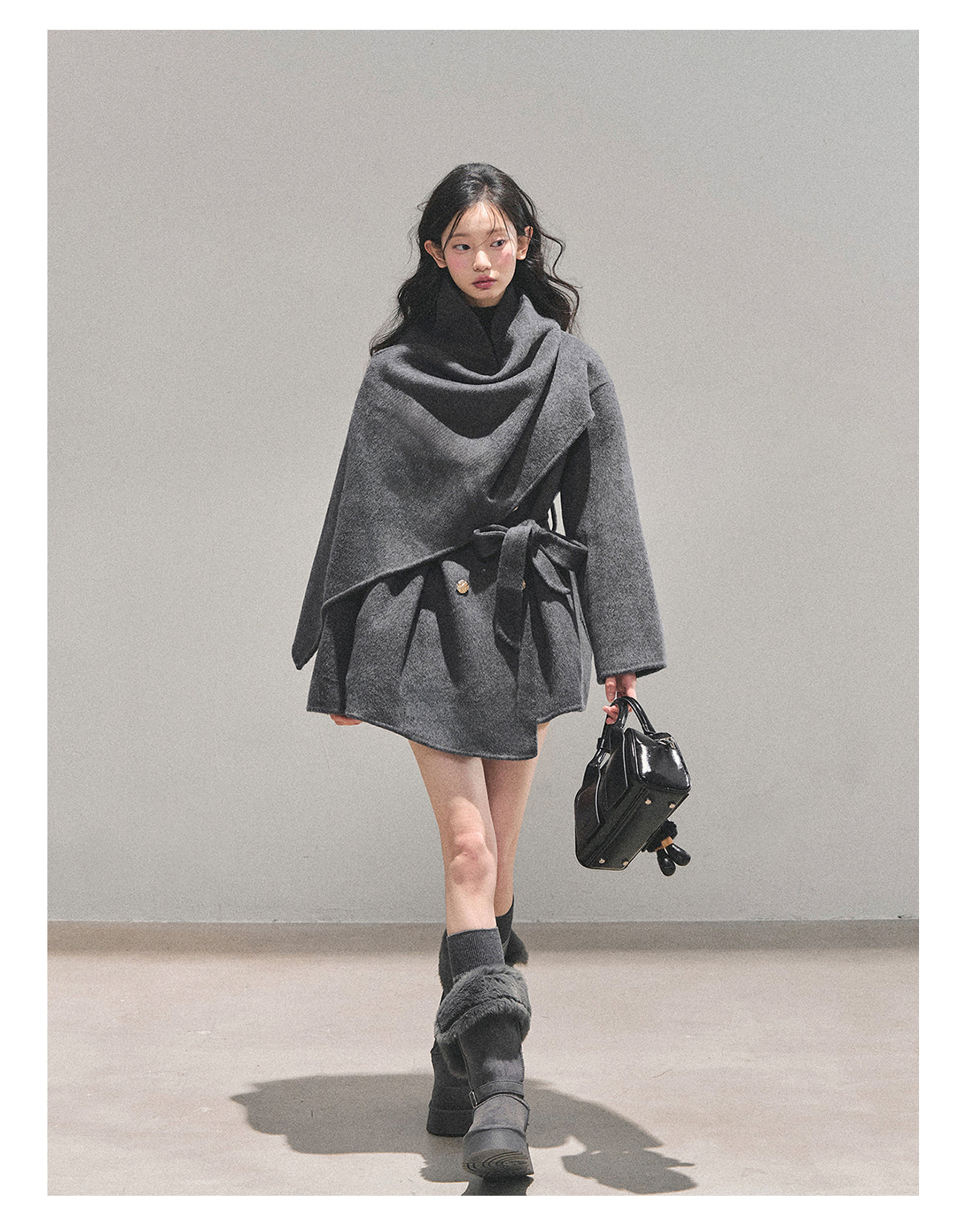 ShaoYeYan Aomalm Winter Basel Double-Faced Wool Coat