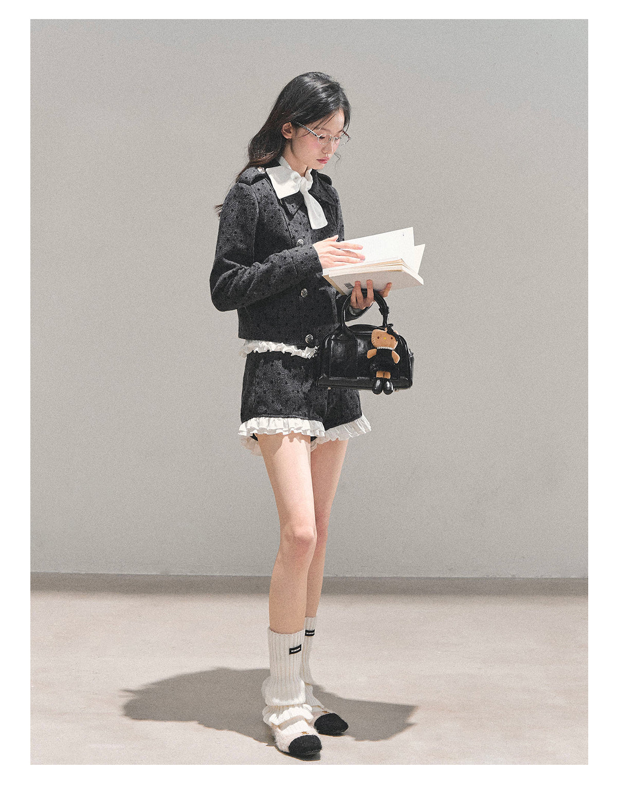 ShaoYeYan Memory Reef Wool Polka Dot Set