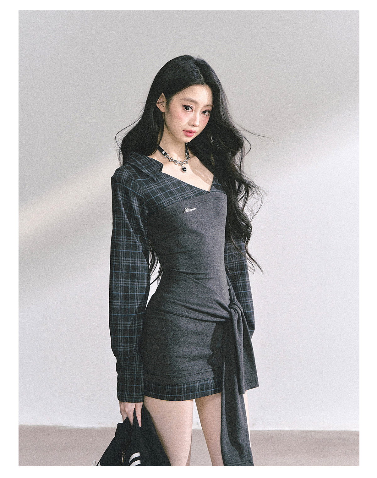 SHAOYEYAN American Style Plaid Bodycon Dress
