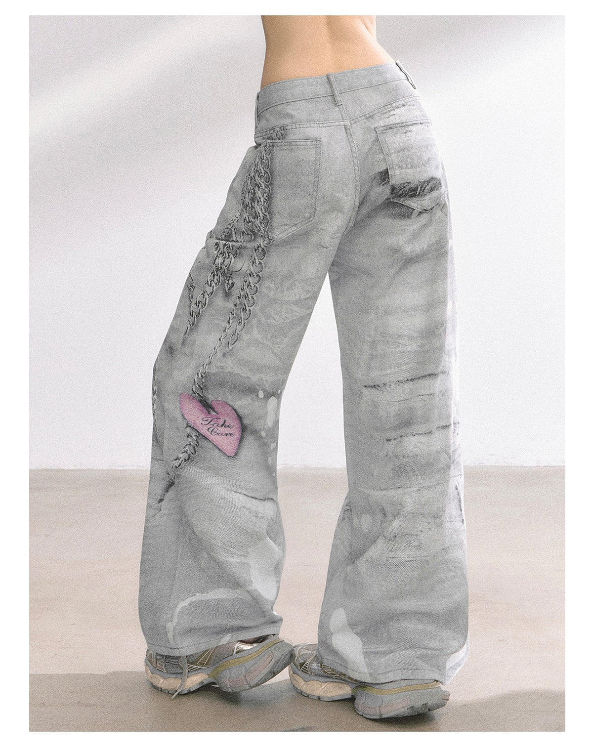 SHAOYEYAN Streetwear Wide-Leg Jeans