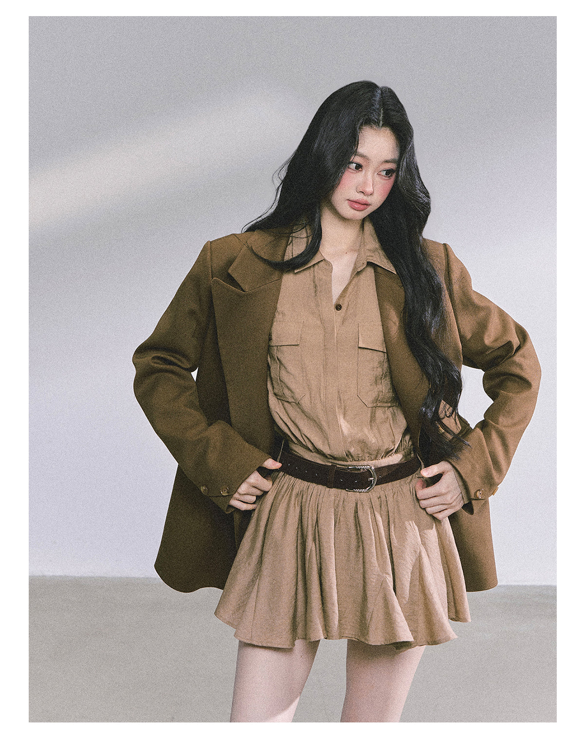 SHAOYEYAN Waist-Defining Office Dress