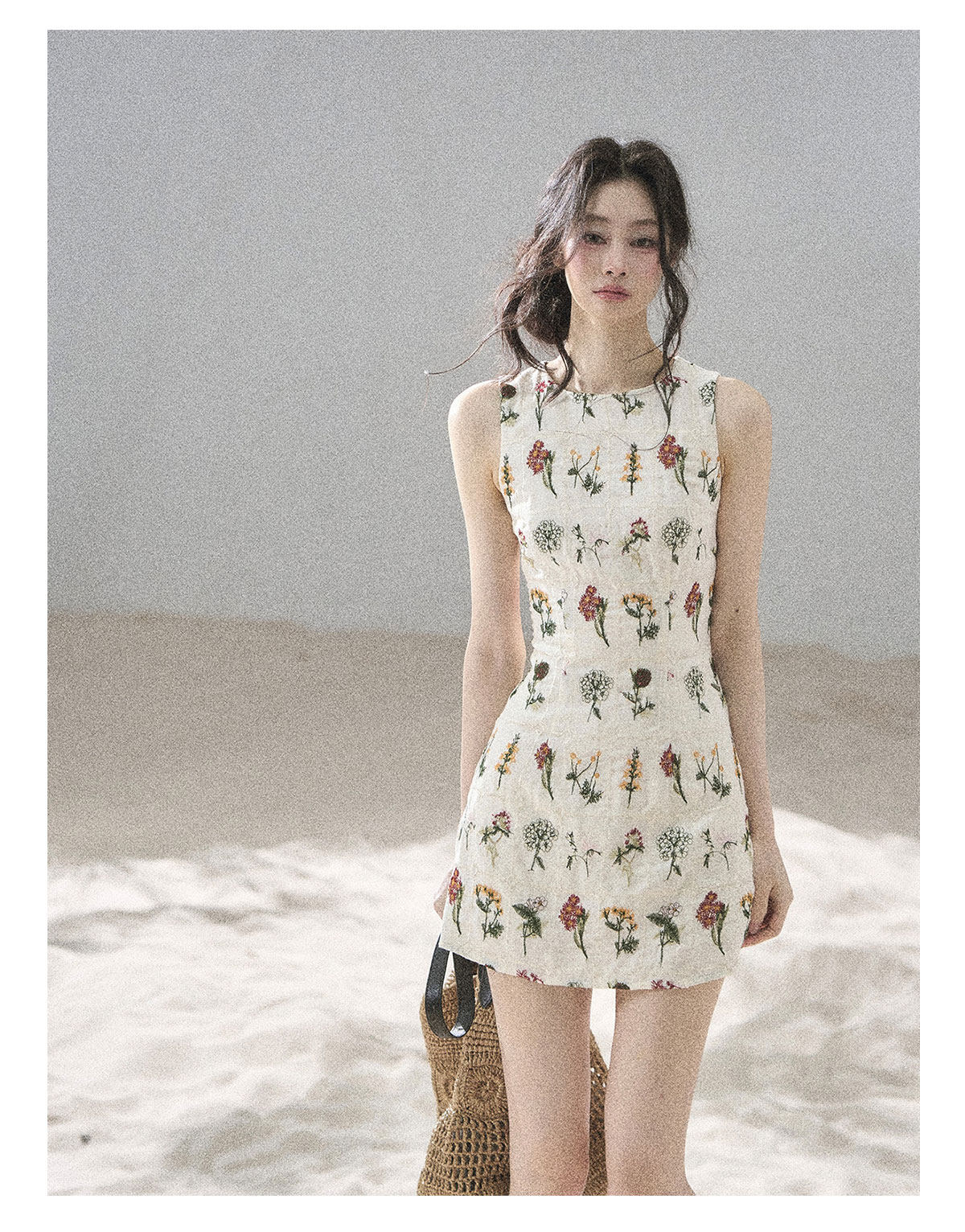 ShaoYeYan Aomalm Mountain Wilds in Bloom French Elegant Floral Dress
