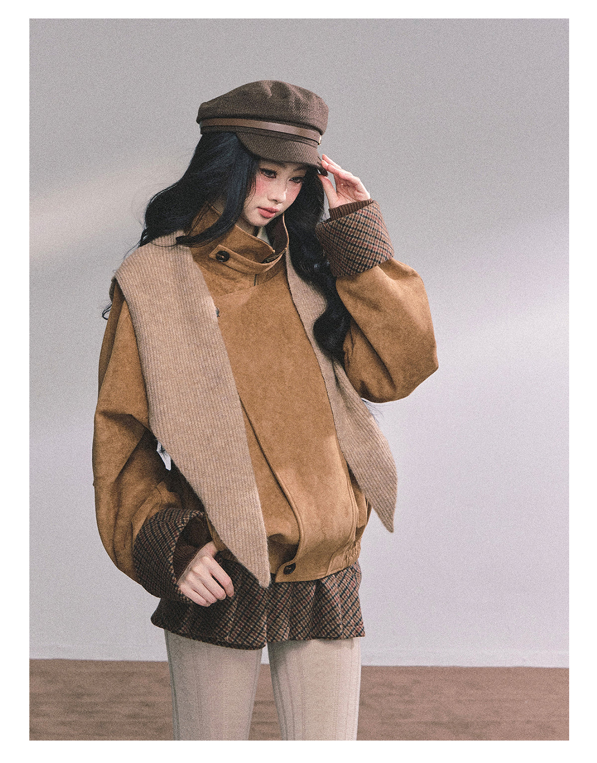 ShaoYeYan Hazelnut Warm Velvet Premium Suede Set