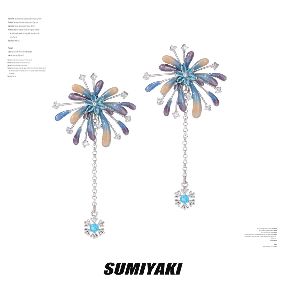 SUMIYAKI Fireworks Star Earrings
