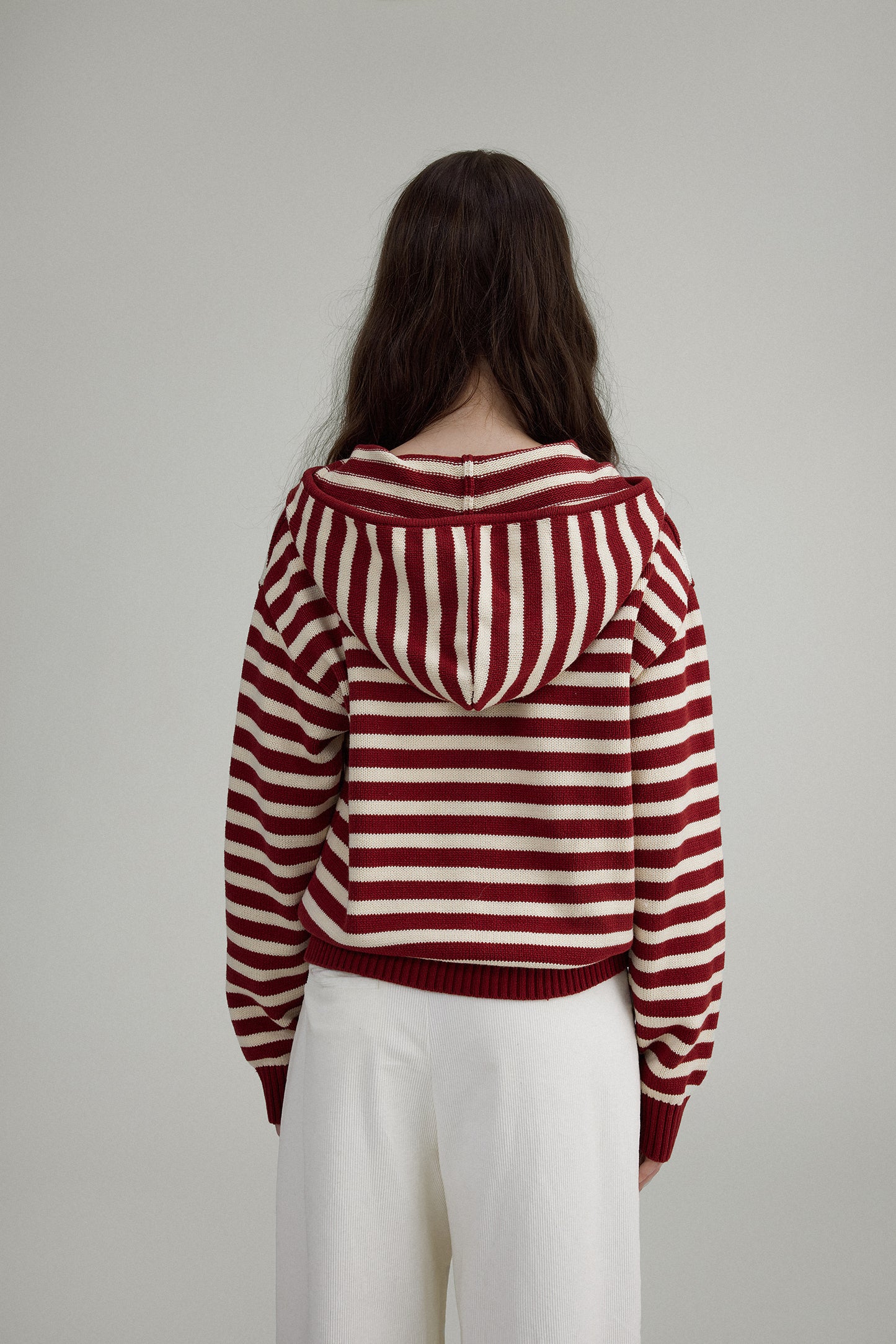 Letm "Nordic Sailor" Striped Knit Hoodie