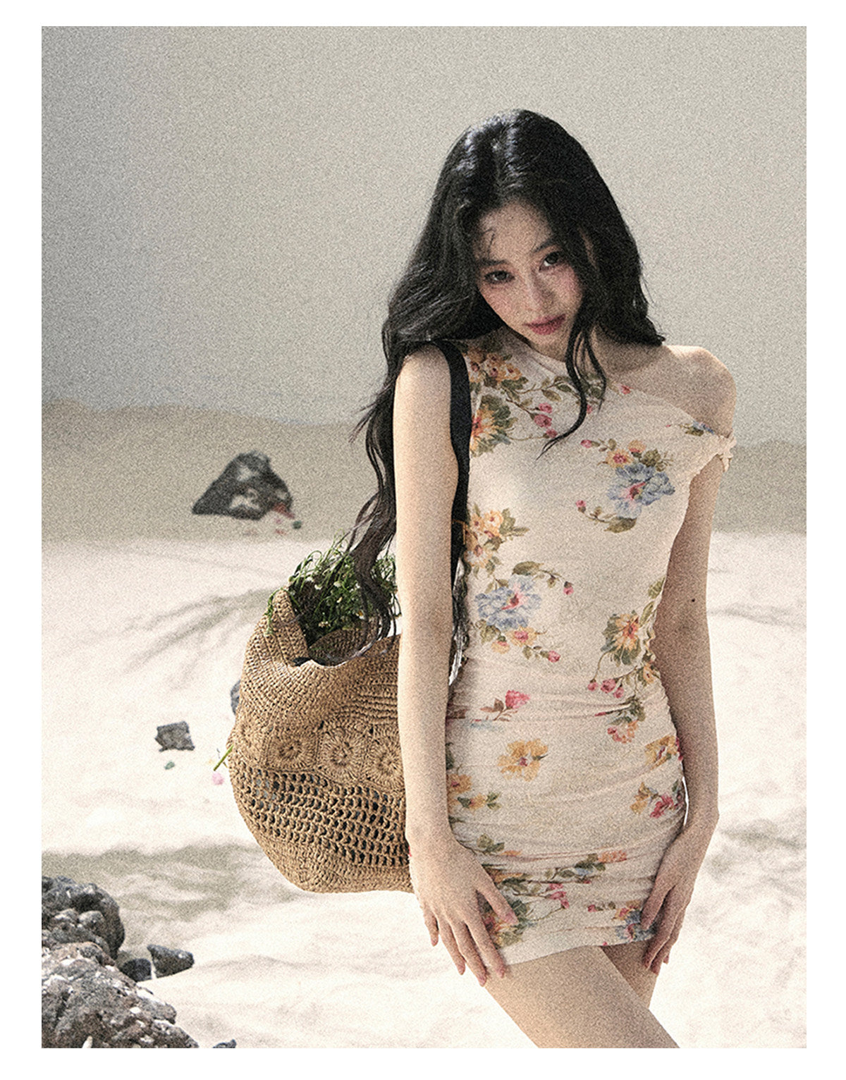 ShaoYeYan Aomalm I Await the Bloom French Elegant Dress