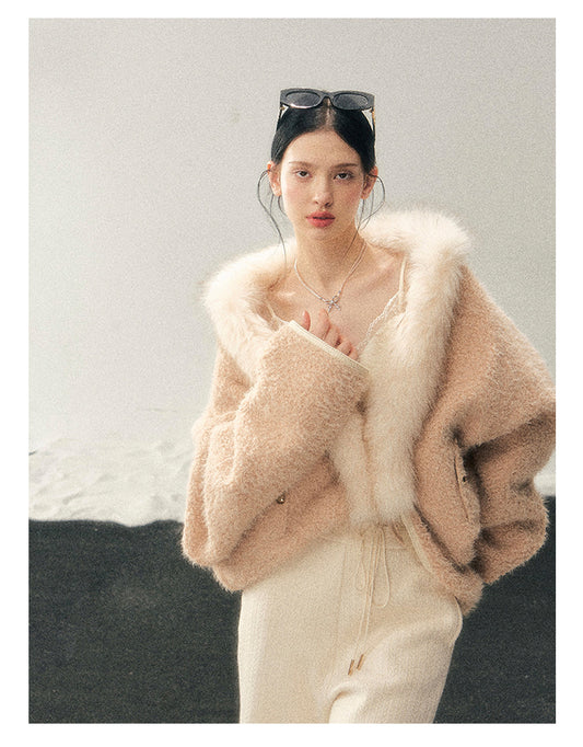 ShaoYeYan Aomalm Velvety Sigh French Plush Coat