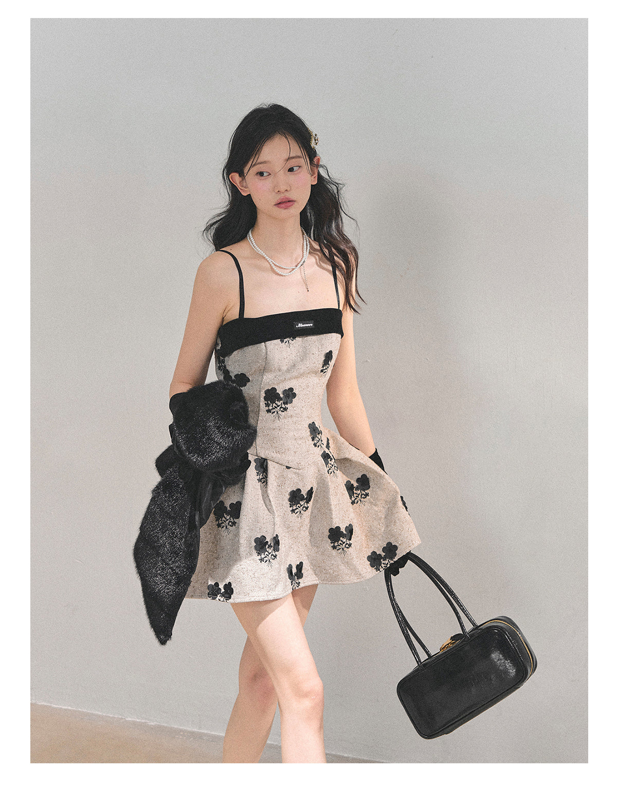 ShaoYeYan Aomalm Moss Whispers Two-Piece Dress