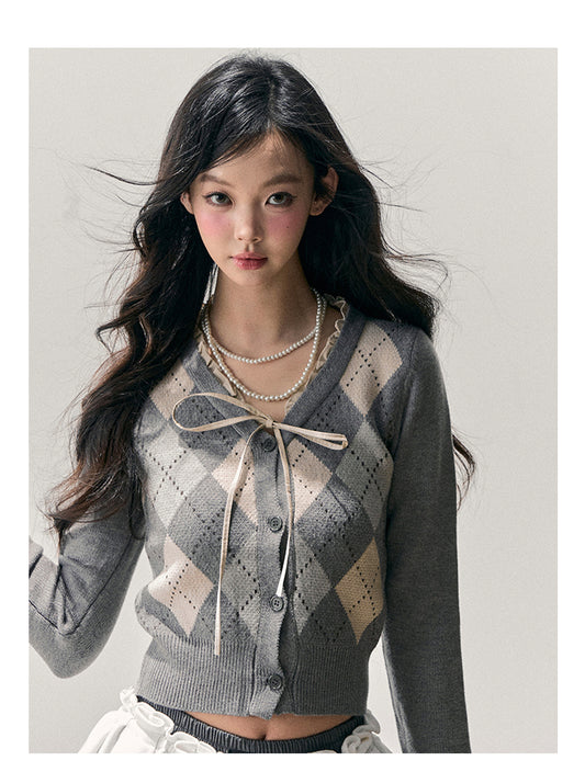 ShaoYeYan Aomalm Intoxicated Sobriety French Cardigan