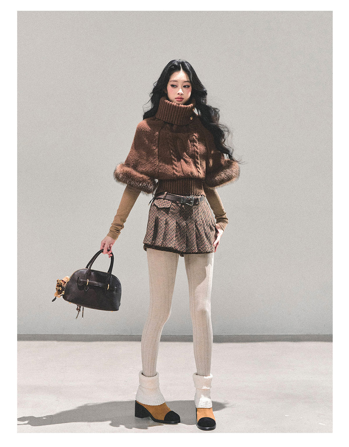 ShaoYeYan Only She Remains Awake Mohair Sweater