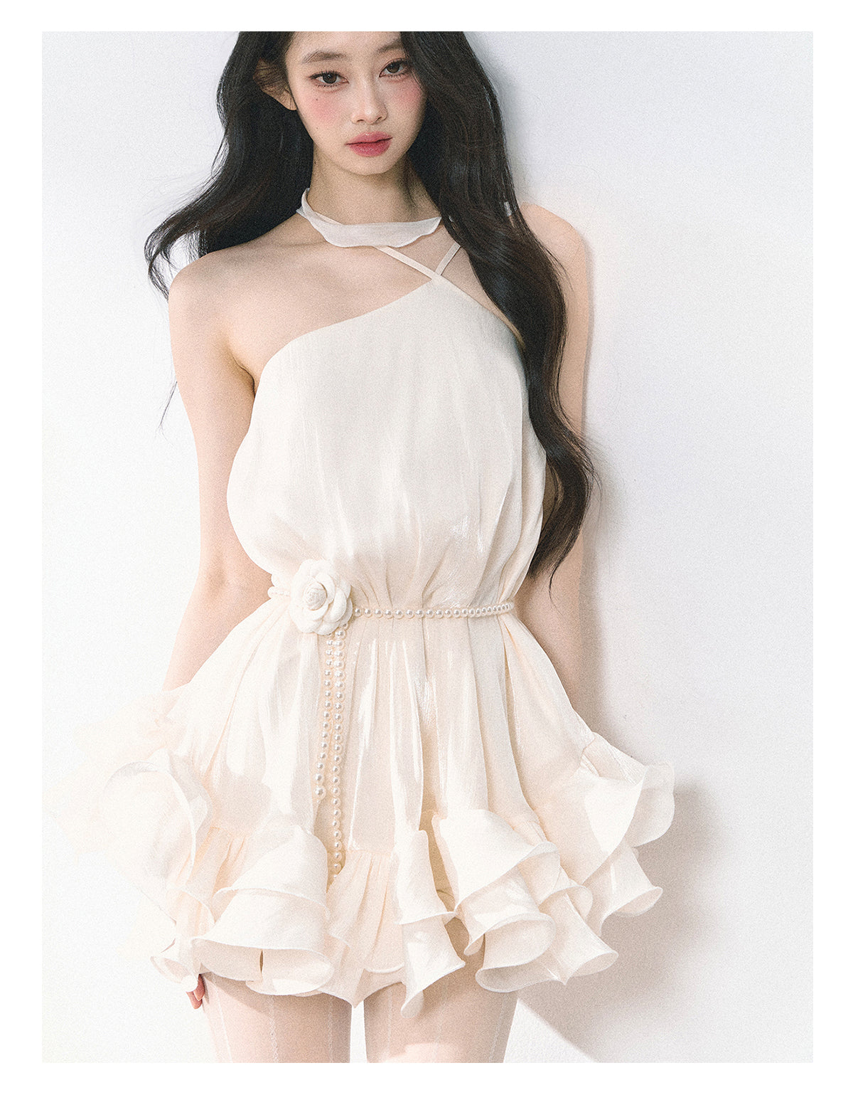 SHAOYEYAN Halter Neck Babydoll Dress