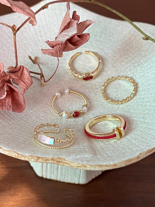 VIGVOG 2025 Oriental Chic Ring Collection