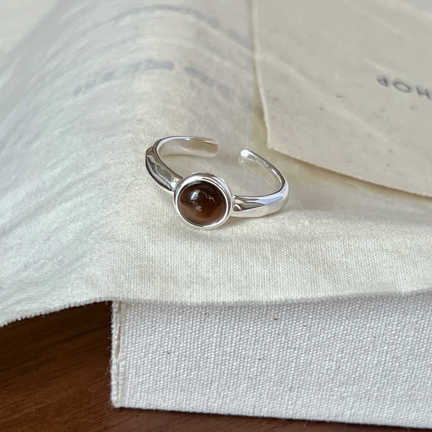 VIGVOG Cat's Eye Stone Rings