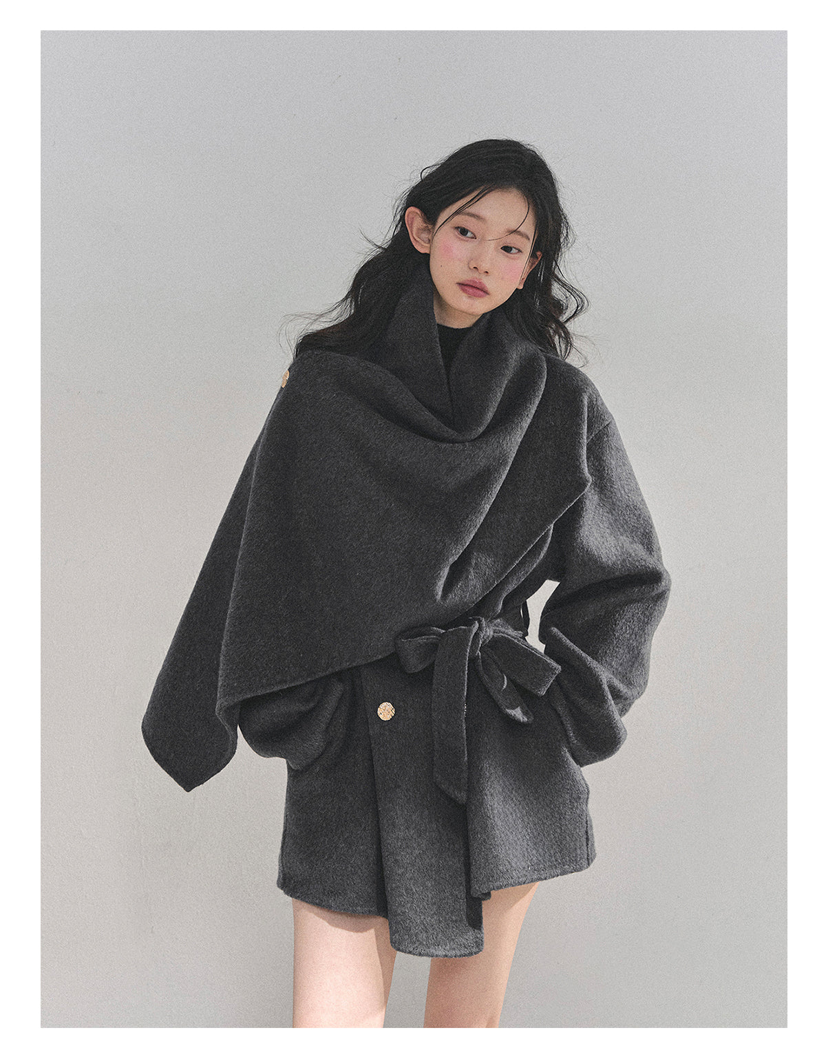 ShaoYeYan Aomalm Winter Basel Double-Faced Wool Coat